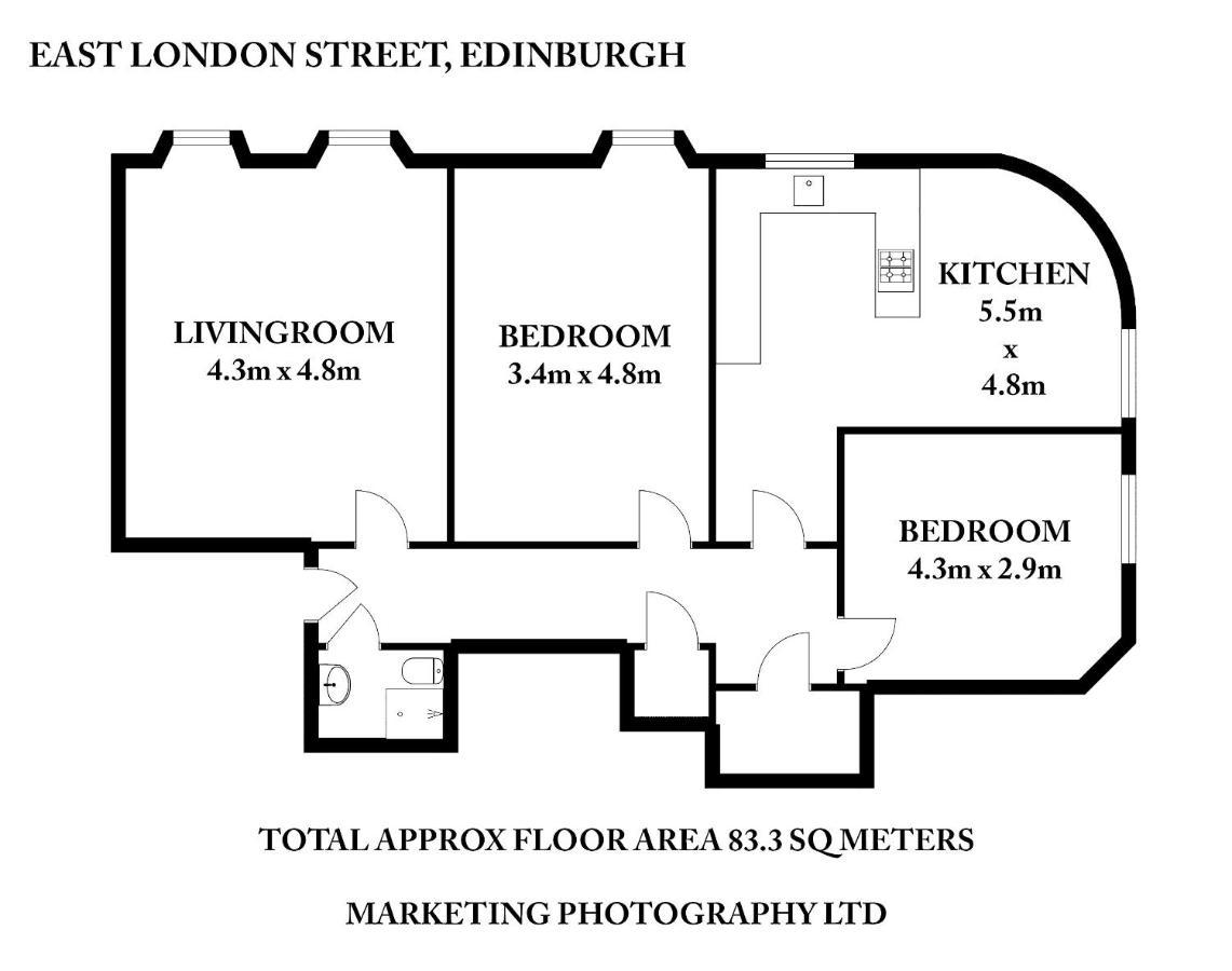 The East London Street Residence Edinburgh Dış mekan fotoğraf